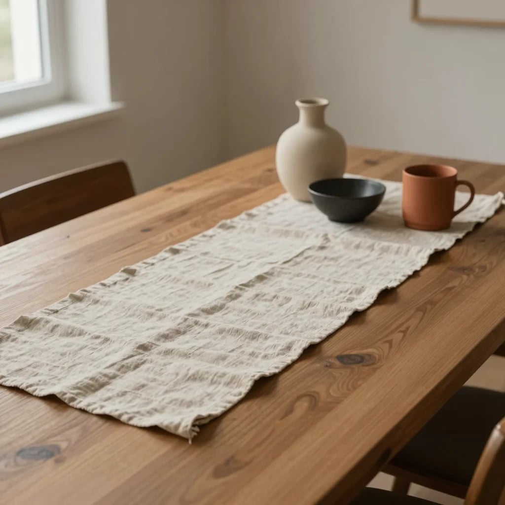 Clay Linen Runner