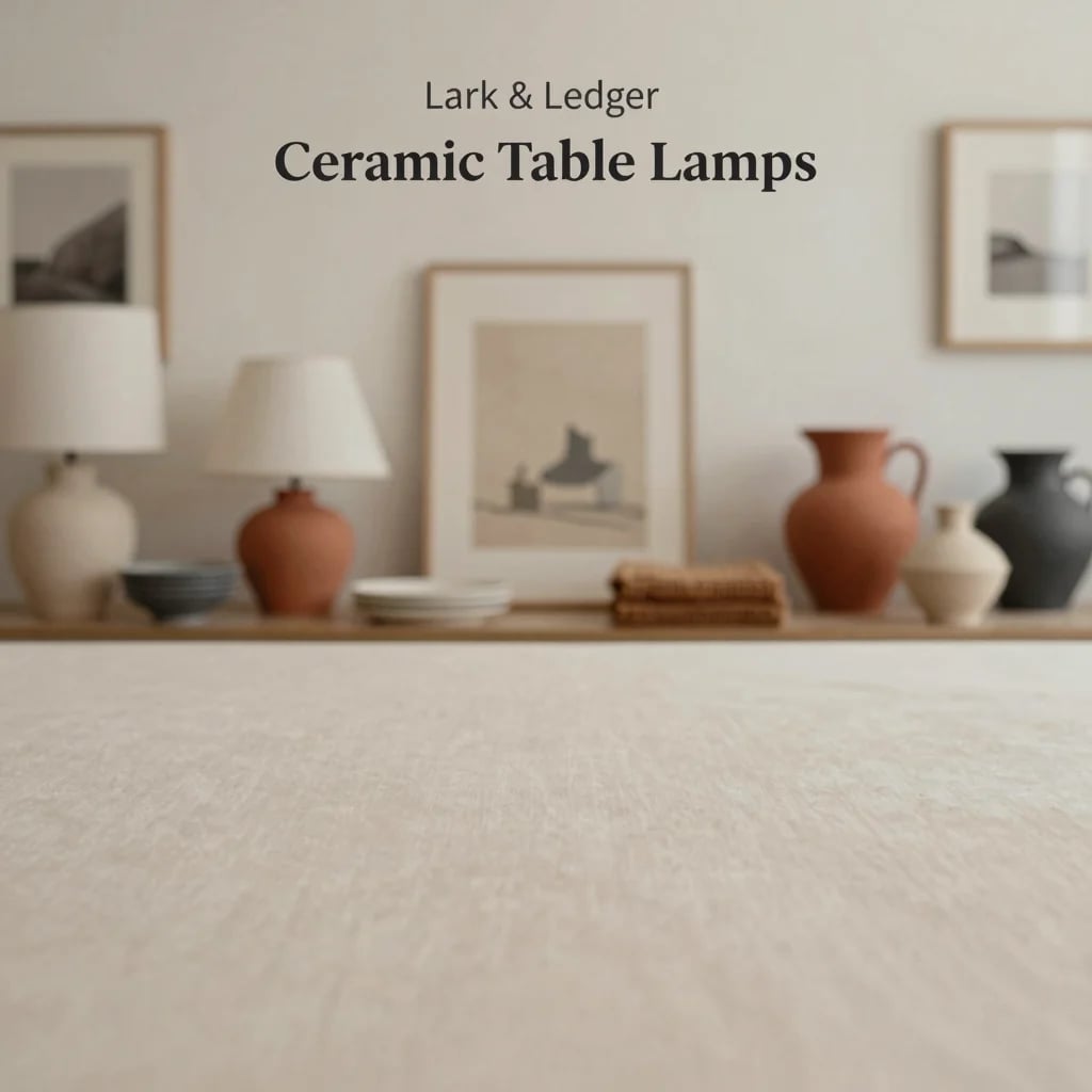 Ceramic Table Lamps - background