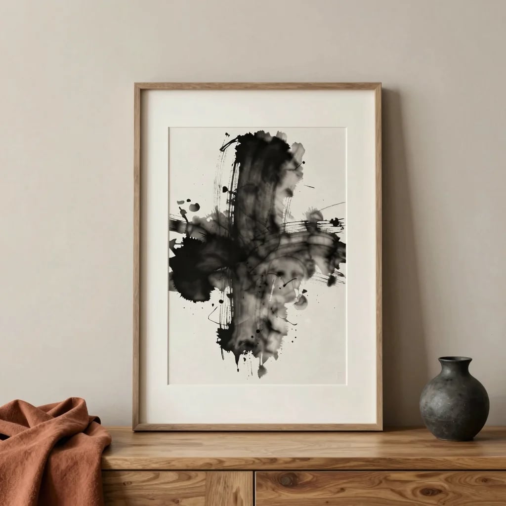 Abstract Ink Print
