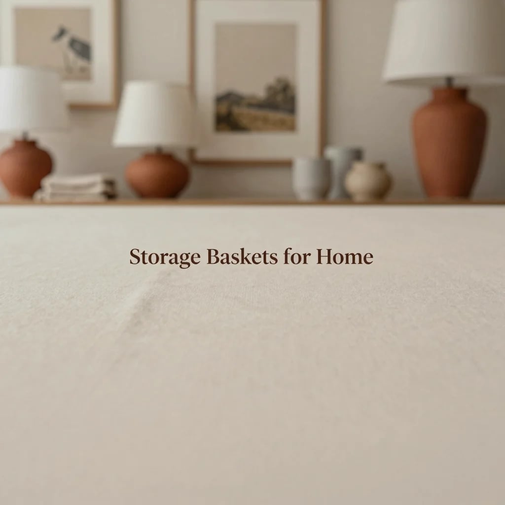 Storage Baskets for Home - background