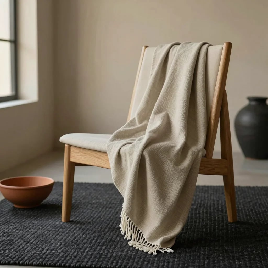 Sage Cotton Throw