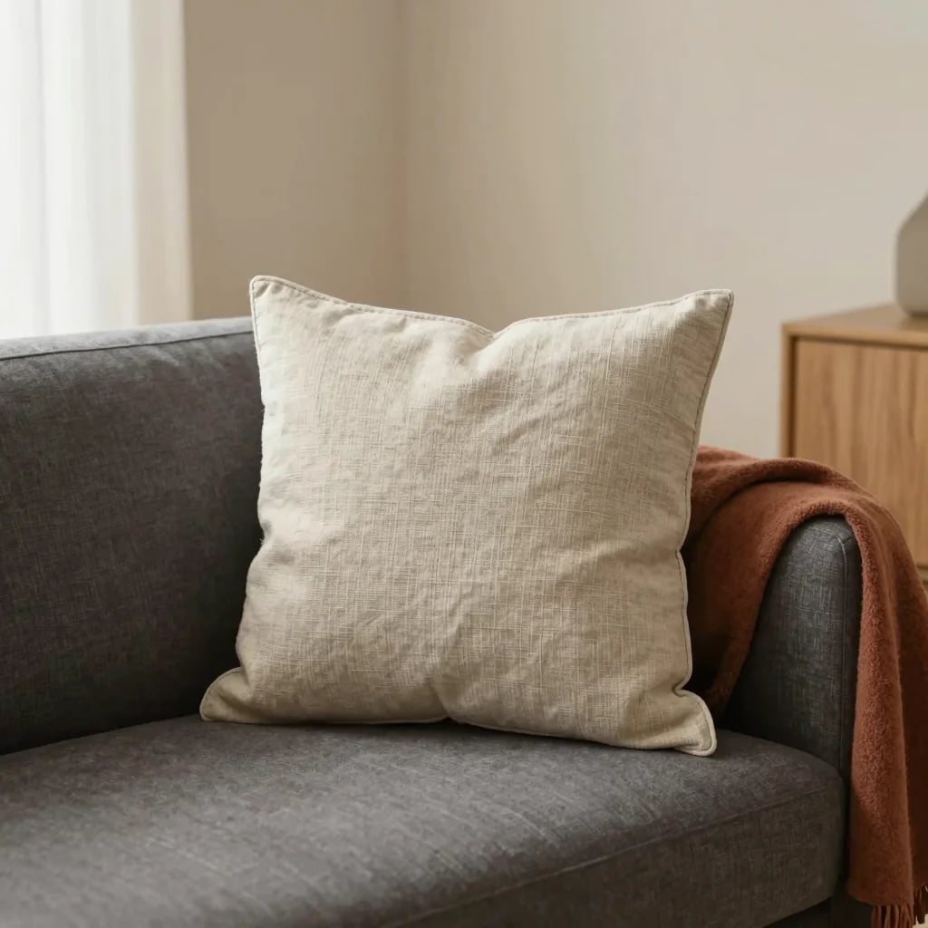 Flax Linen Cushion Cover